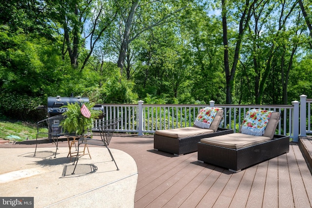 105 Stonewyck Dr, Lancaster, PA 17603 - wooden deck with view of scattered trees