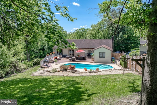 105 Stonewyck Dr, Lancaster, PA 17603 - view of pool featuring a patio area and outdoor lounge area