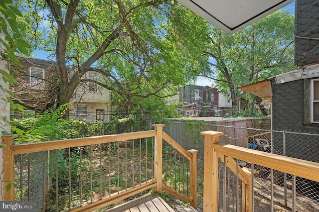 4933 N 10th St, Philadelphia, PA 19141 - view of wooden terrace