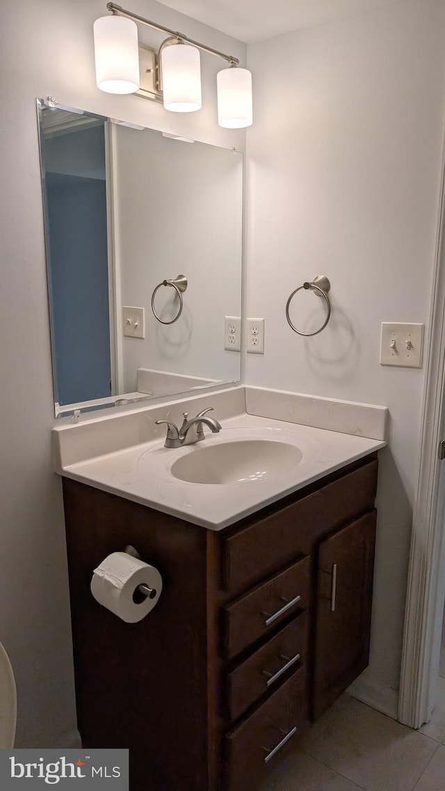 104 Duvall Ln Unit 30-104, Gaithersburg, MD 20877 - bathroom with vanity and tile patterned floors