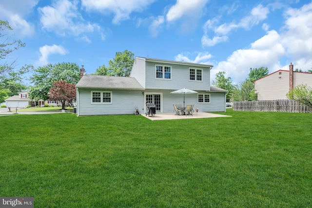 21 Kristin Way, Hamilton, NJ 08690 - rear view of property with a patio
