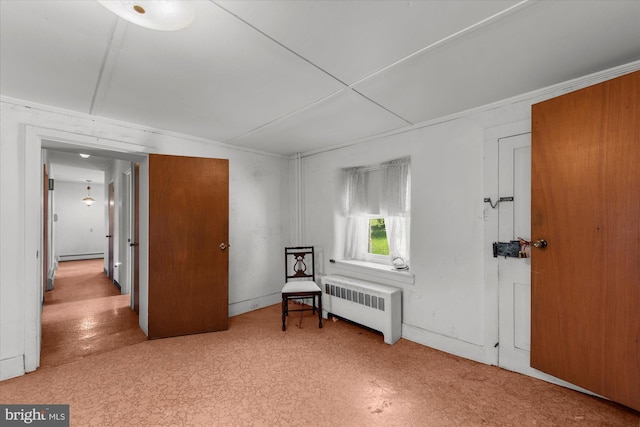 2138 Hill Rd, Perkiomenville, PA 18074 - sitting room featuring radiator heating unit and baseboard heating