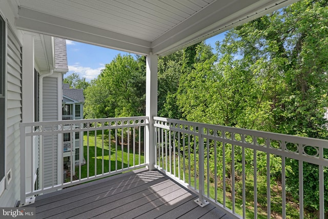 1490 Greenbriar Cir Unit 1-1490, Pikesville, MD 21208 - view of deck