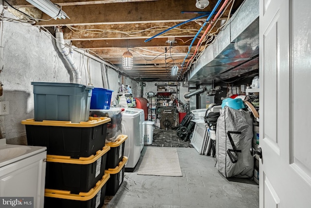 618 Ruth, Upper Chichester, PA 19014 - unfinished basement with independent washer and dryer
