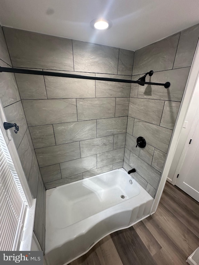 1500 Centre Ave, Reading, PA 19601 - bathroom with wood finished floors and shower / tub combination
