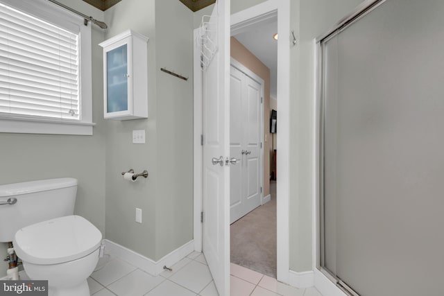 620 Cypress Ln, Severna Park, MD 21146 - bathroom featuring a stall shower and tile patterned floors