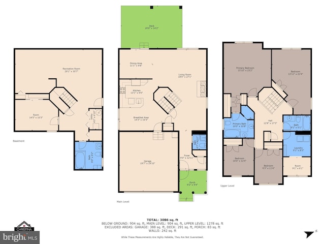620 Cypress Ln, Severna Park, MD 21146 - view of floor plan / room layout
