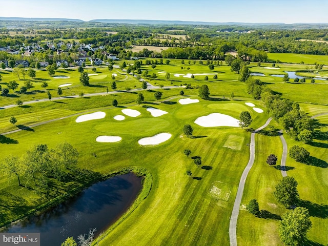 2638 Hollow View Dr, Easton, PA 18040 - drone / aerial view of a large body of water and a golf course