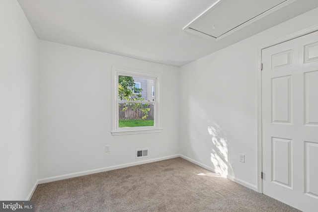 1329 Potomac Heights Dr Unit 36, Fort Washington, MD 20744 - spare room with attic access, carpet floors, and baseboards
