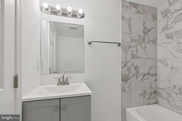 1329 Potomac Heights Dr Unit 36, Fort Washington, MD 20744 - bathroom featuring vanity and  shower combination