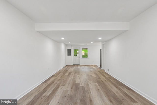 1329 Potomac Heights Dr Unit 36, Fort Washington, MD 20744 - spare room with light wood-type flooring, recessed lighting, baseboards, and electric panel