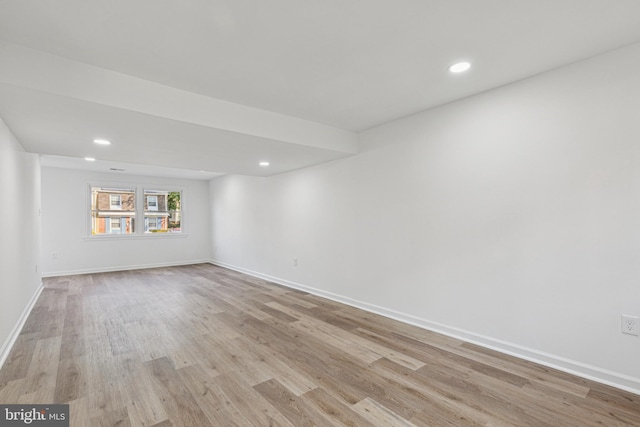 1329 Potomac Heights Dr Unit 36, Fort Washington, MD 20744 - empty room featuring recessed lighting, light wood finished floors, and baseboards