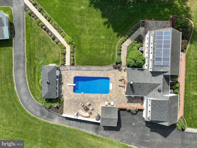 665 Bayard Rd, Lothian, MD 20711 - aerial view of a pool