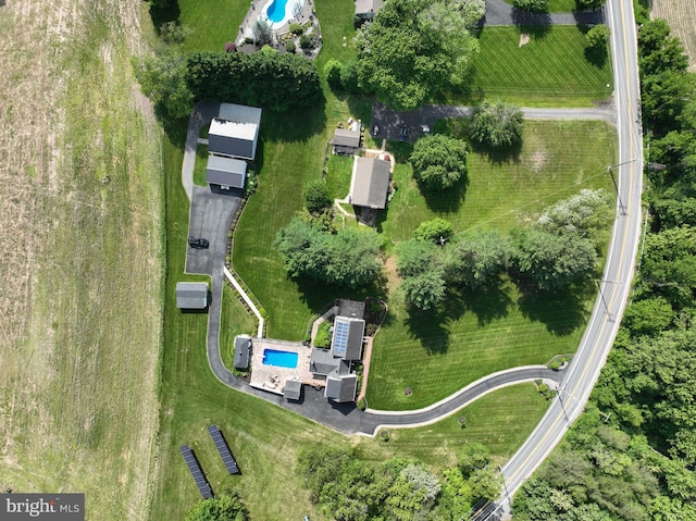 665 Bayard Rd, Lothian, MD 20711 - aerial view of property and surrounding area with a pool