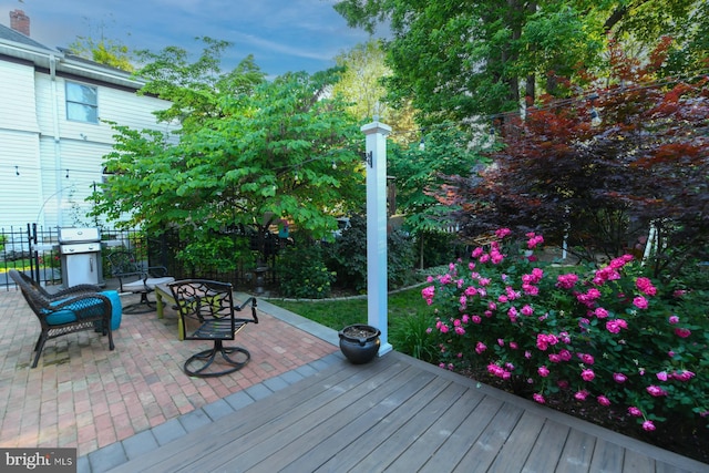 67 N American St, Woodbury, NJ 08096 - deck featuring area for grilling and a patio area