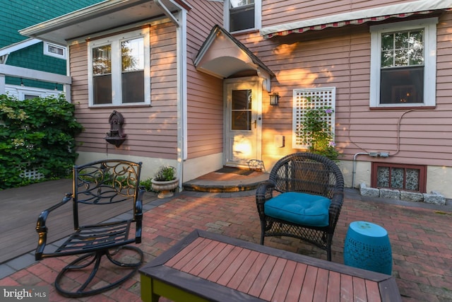 67 N American St, Woodbury, NJ 08096 - wooden deck with a patio