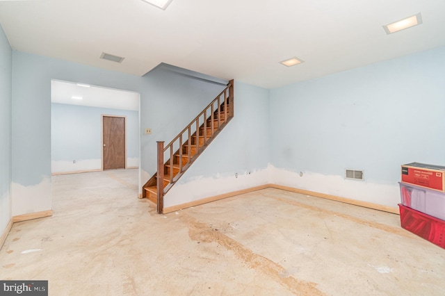 56 Pine Dr, Kirkwood, PA 17536 - finished basement with stairway and baseboards
