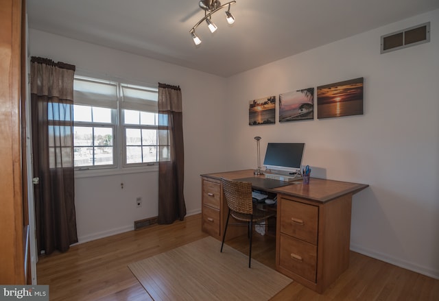 65 White Bark Dr, Middletown, DE 19709 - home office with light wood finished floors and baseboards