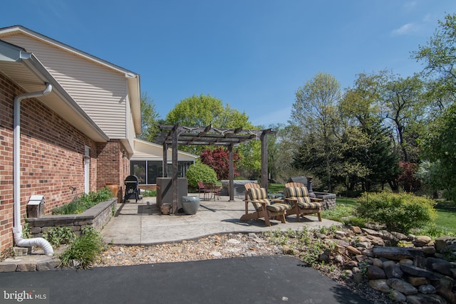 65 White Bark Dr, Middletown, DE 19709 - view of patio / terrace with a pergola
