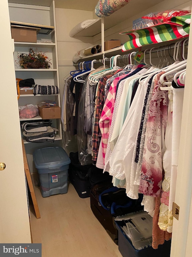 108 Wright St SE, Frostburg, MD 21532 - walk in closet featuring wood finished floors