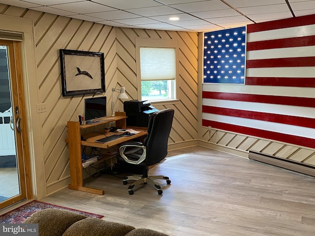 108 Wright St SE, Frostburg, MD 21532 - home office with wood finished floors