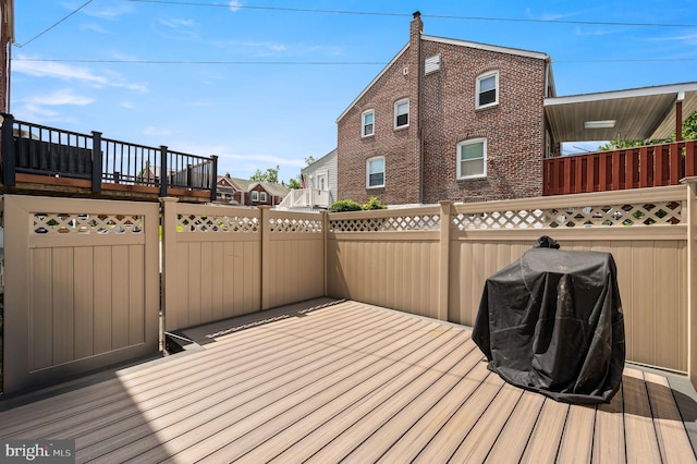 602 Braxton Rd, Ridley Park, PA 19078 - deck featuring area for grilling