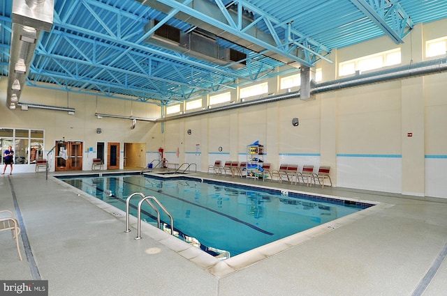 8145 Cyprus Cedar Ln Unit C, Ellicott City, MD 21043 - view of indoor pool