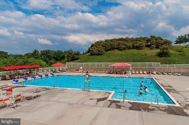 8145 Cyprus Cedar Ln Unit C, Ellicott City, MD 21043 - community pool featuring a patio
