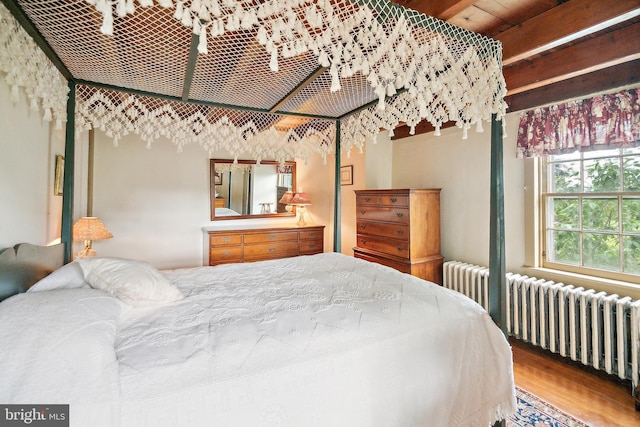 1132 Upper Stump Rd, Chalfont, PA 18914 - bedroom with radiator and wood finished floors