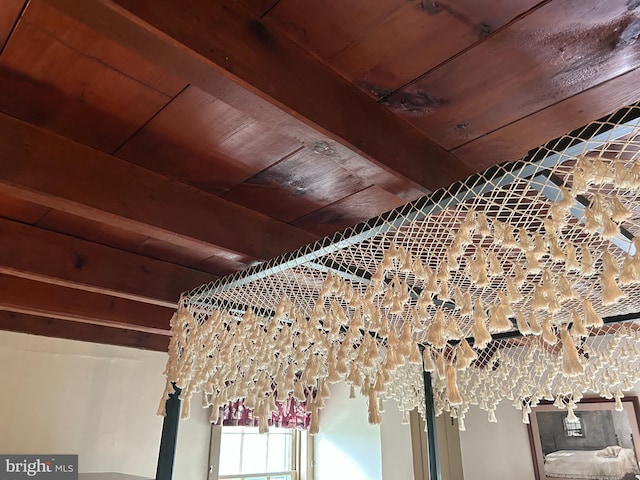 1132 Upper Stump Rd, Chalfont, PA 18914 - detailed view of wooden ceiling