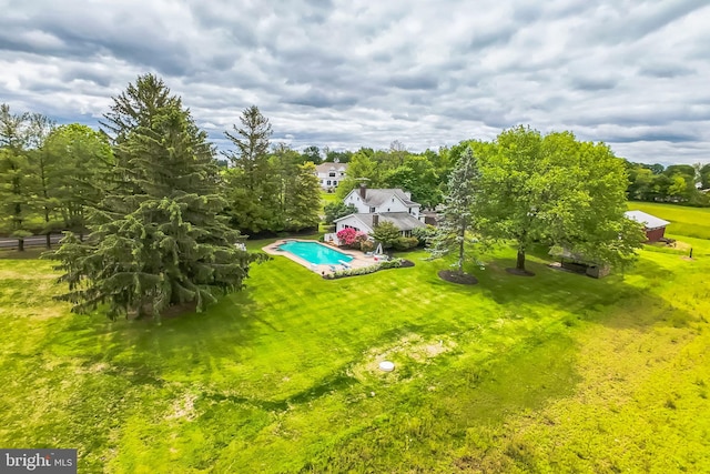 1132 Upper Stump Rd, Chalfont, PA 18914 - view of green lawn featuring an outdoor pool
