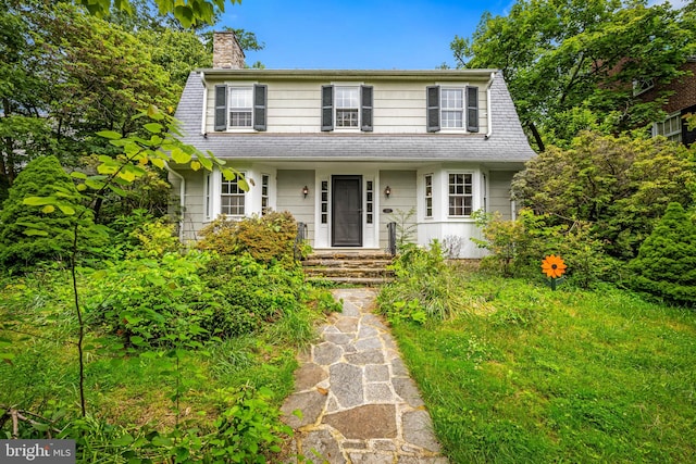 320 Tunbridge Rd, Baltimore, MD 21212 - view of front of house featuring a chimney
