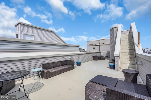 821 N 15th St Unit 2, Philadelphia, PA 19130 - view of patio / terrace featuring outdoor lounge area