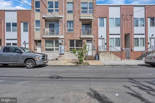 821 N 15th St Unit 2, Philadelphia, PA 19130 - view of property featuring brick siding