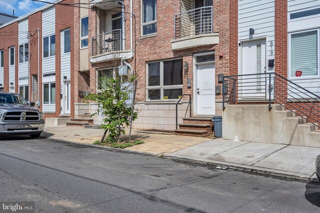 821 N 15th St Unit 2, Philadelphia, PA 19130 - view of property featuring entry steps