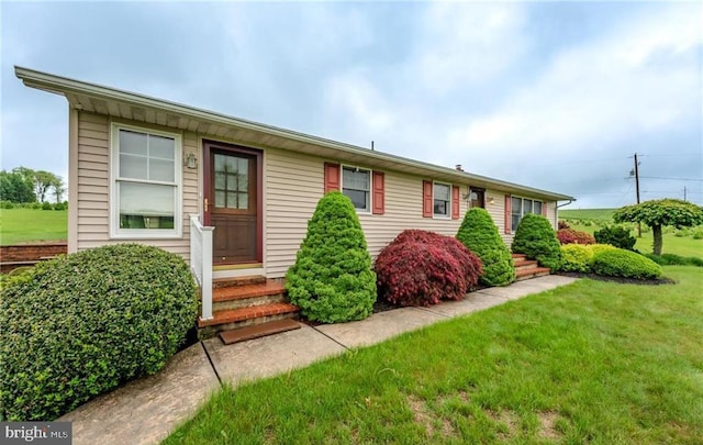 1195 Hemlock St, Palmerton, PA 18071 - view of front of home featuring entry steps and a front yard
