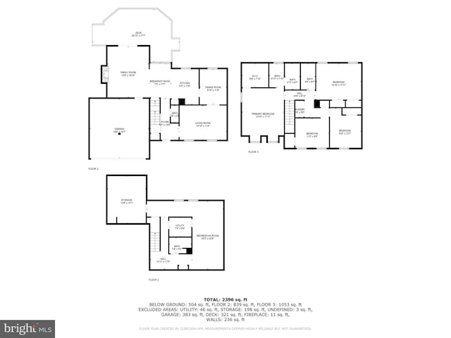 4549 Diehl Ct, Woodbridge, VA 22193 - property floor plan