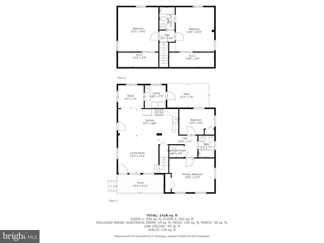20 Village Rd, Baltimore, MD 21208 - view of room layout