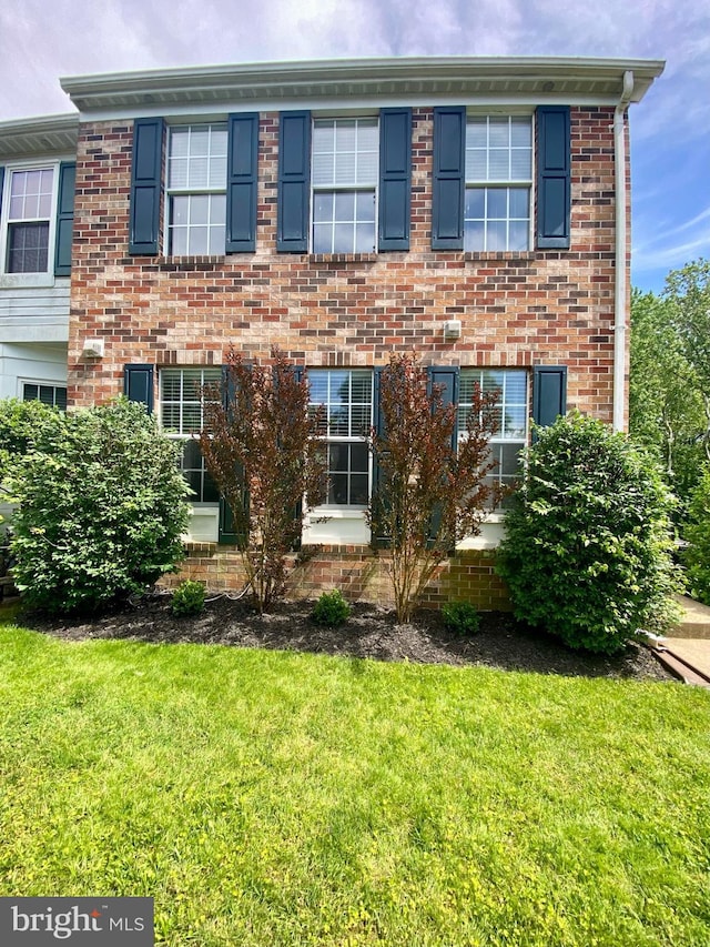 321 Quilting Way, Bel Air, MD 21015 - view of front of house with a front yard and brick siding