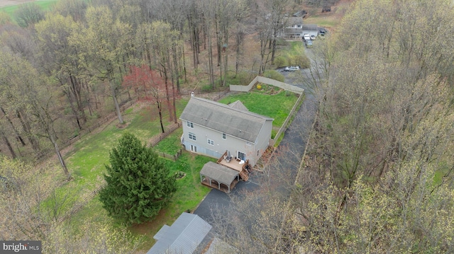 114 Moore Ln, Gap, PA 17527 - aerial view of property and surrounding area featuring a heavily wooded area
