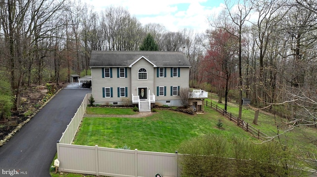 114 Moore Ln, Gap, PA 17527 - view of front facade featuring crawl space and roof with shingles