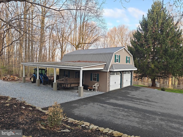 114 Moore Ln, Gap, PA 17527 - garage with covered porch