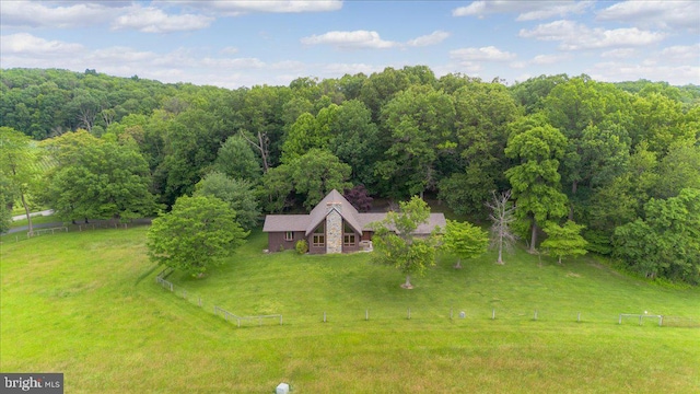 12549 Jesse Smith Rd, Mount Airy, MD 21771 - aerial view of property and surrounding area featuring a forest