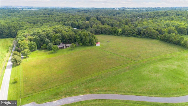 12549 Jesse Smith Rd, Mount Airy, MD 21771 - view of rural area featuring a heavily wooded area