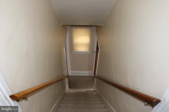 85 S St, Hanover, PA 17331 - staircase with carpet flooring