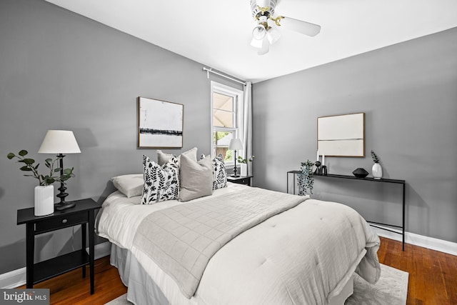 2521 Moore Ave, Baltimore, MD 21234 - bedroom with wood finished floors and baseboards