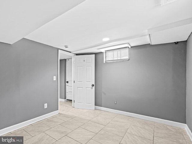 2521 Moore Ave, Baltimore, MD 21234 - below grade area featuring baseboards and recessed lighting