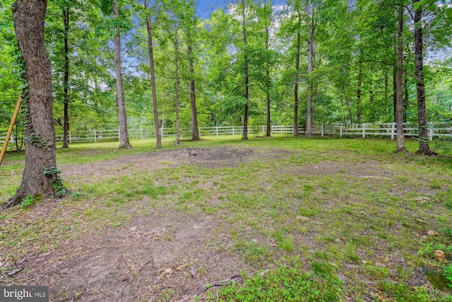 46 Misty Ln, Stafford, VA 22556 - view of yard with a view of trees