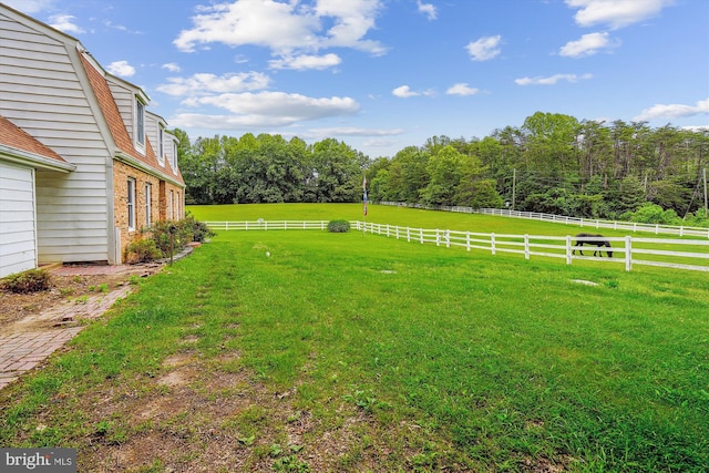 46 Misty Ln, Stafford, VA 22556 - view of yard with a view of countryside