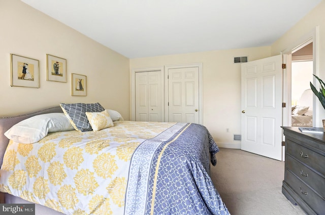 826 Bent Creek Dr, Lititz, PA 17543 - bedroom with carpet, multiple closets, and baseboards